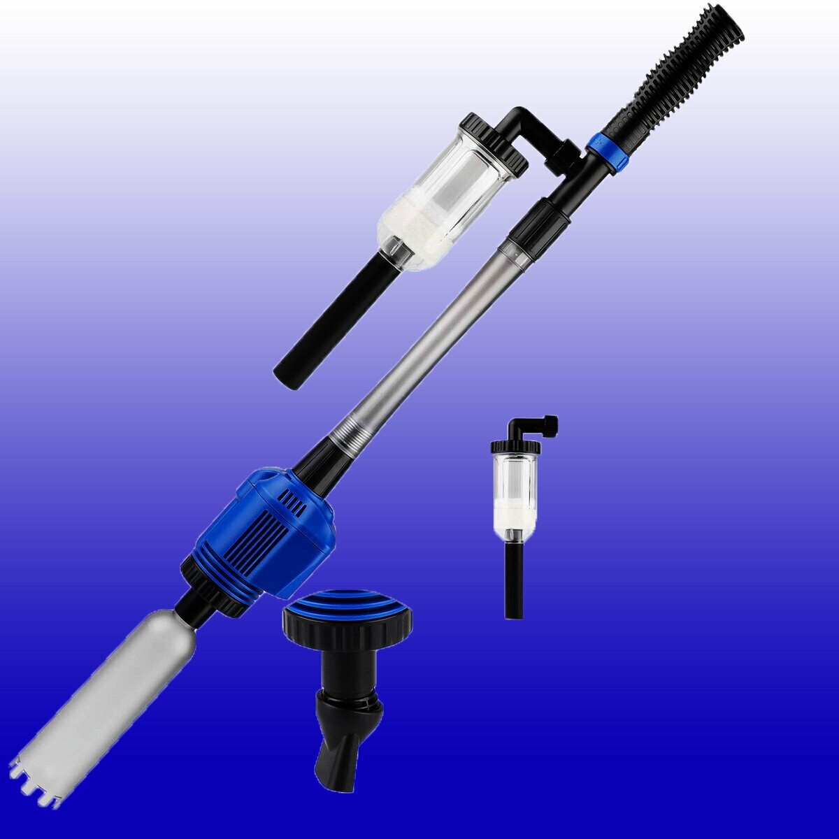 Грунтоочиститель, сифон для аквариума от сети 220В - фотография № 1