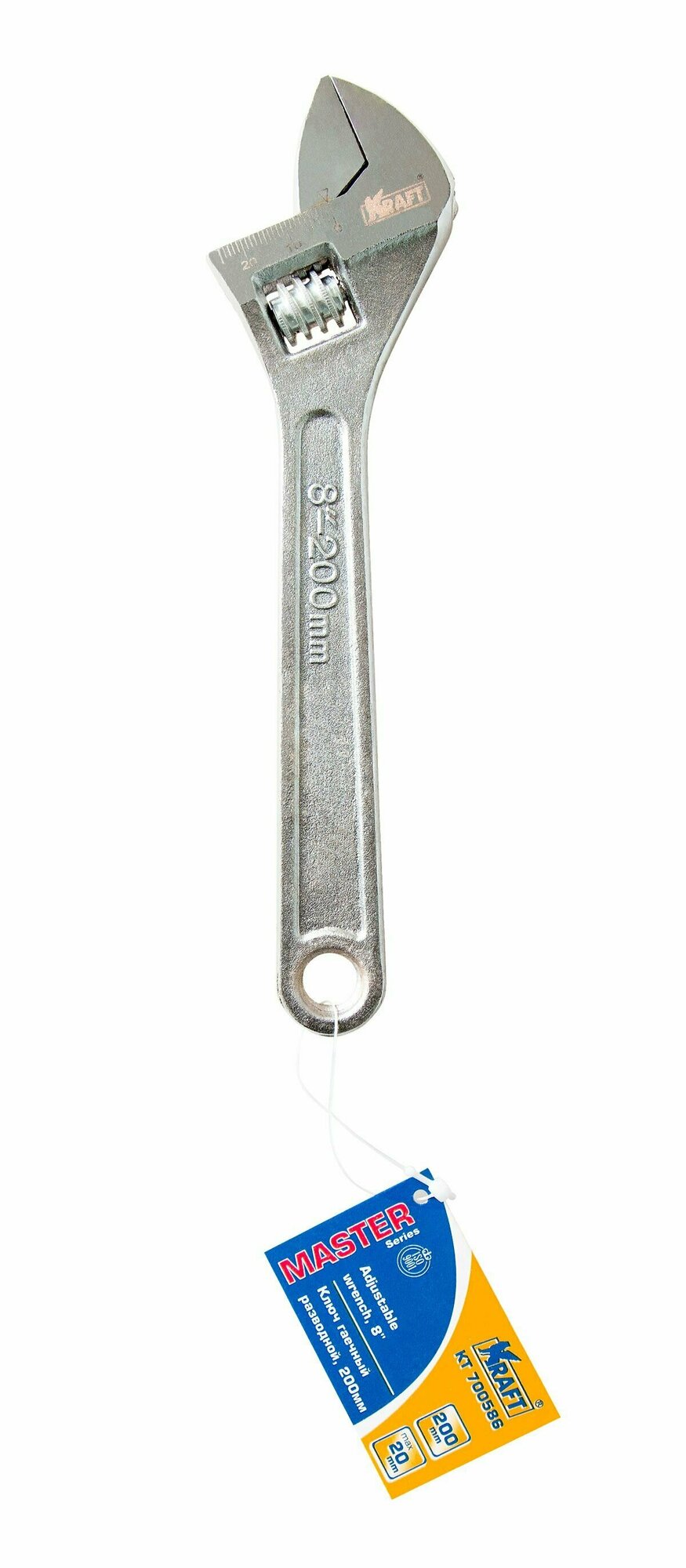 Ключ разводной 200 мм KRAFT - фотография № 8