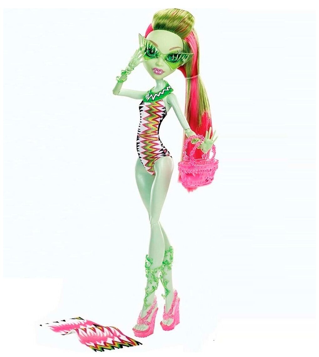 Кукла Монстер Хай Венера Макфлайтрап в купальнике, Mattel