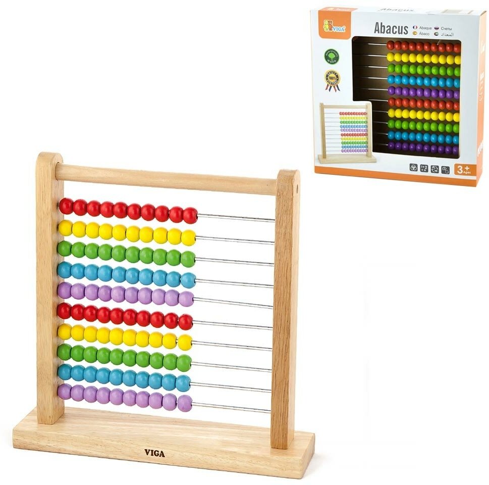 Игрушка VigaToys Счеты (50493) Viga Toys - фото №4
