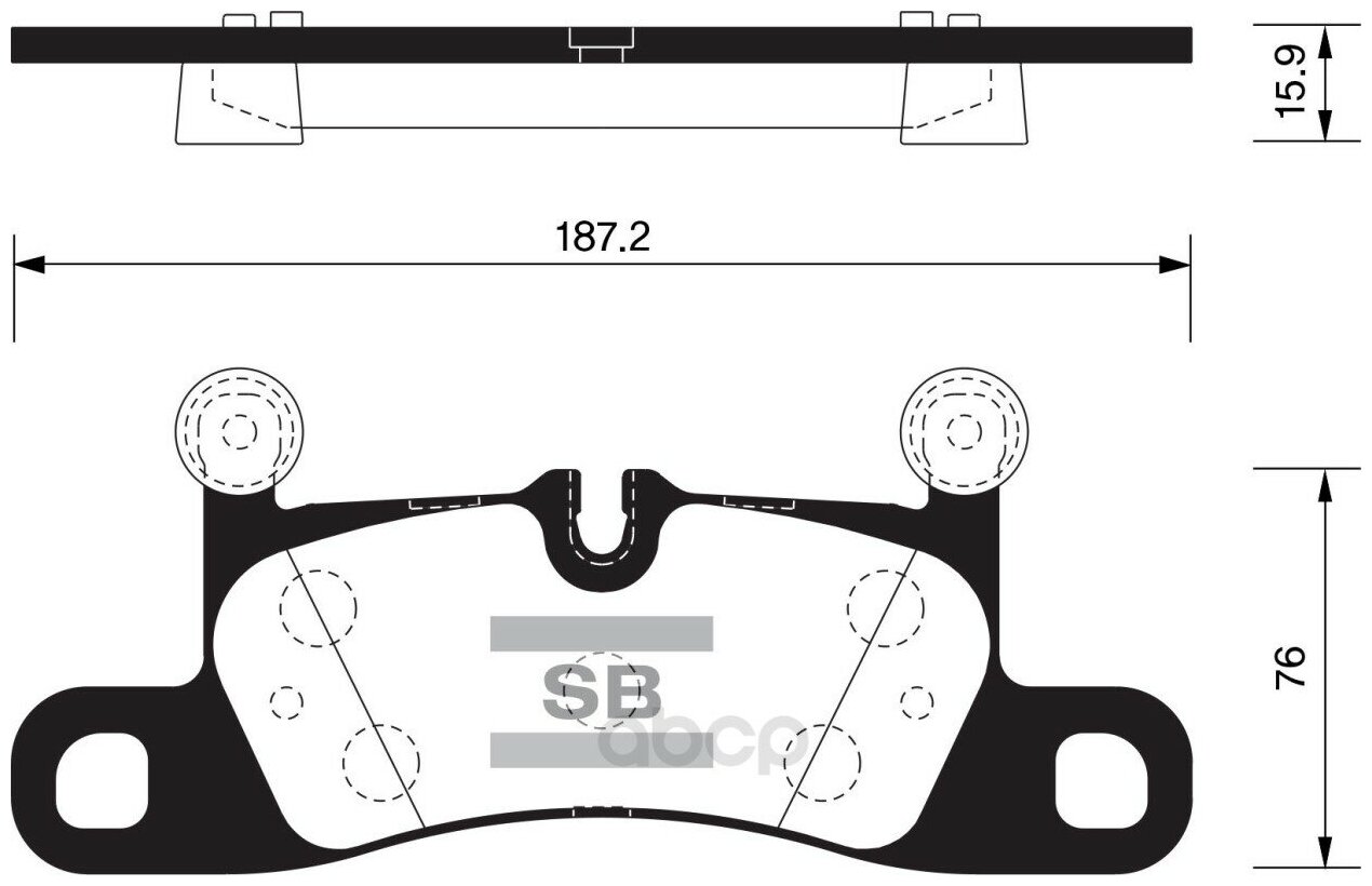 Колодки тормозные дисковые Sangsin brake арт. sp2319