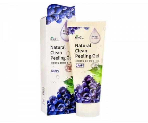 Ekel Пилинг-скатка Natural Clean Peeling Gel Grape с экстрактом винограда, 100 мл - фотография № 20