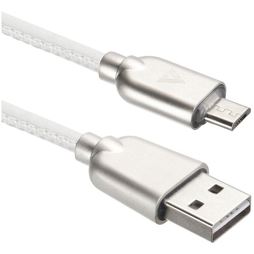 кабель acd allure microusb usb a кожа 1м белый acd u926 m1w USB кабель ACD, 1 м, ACD-U926-M1W, белый