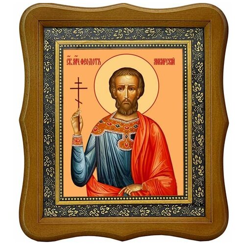 Феодот (Богдан) Анкирский, корчемник, мученик. Икона на холсте.