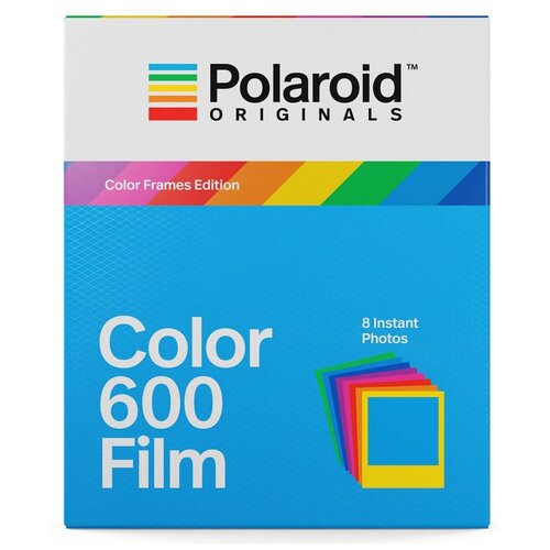 Картридж Polaroid 600 Color Film, цветные рамки, 8 кадров