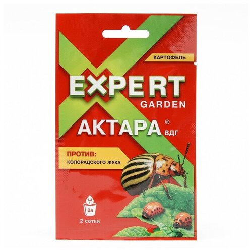 Средство от комлекса вредителей Expert Garden Актара, 1,2 г актара expert garden для защиты от вредителей 1 2г