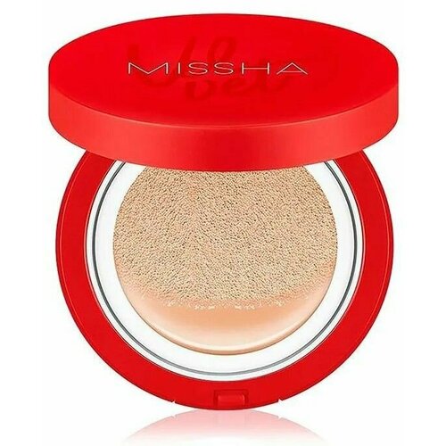 MISSHA Тональный кушон с матовым финишем Velvet Finish Cushion SPF 50+, тон 23 тональное средство кушон missha safe block uv cover tone up sun cushion spf 50 pa