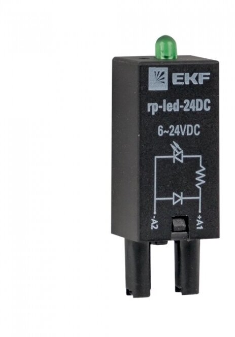 фото Модуль светодиодный 24 VDC для промежуточных реле RP EKF AVERES rp-led-24DC EKF