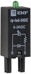 Модуль светодиодный 24 VDC для промежуточных реле RP EKF AVERES