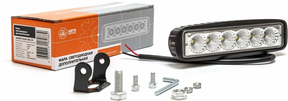 Автоэлектрика Фара ДХО LED ходовые огни AE18RT-6LED-DRL-PC 09.1938