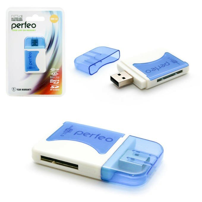 Perfeo USB-HUB 3 Port (PF-VI-H024 White) белый - фото №2