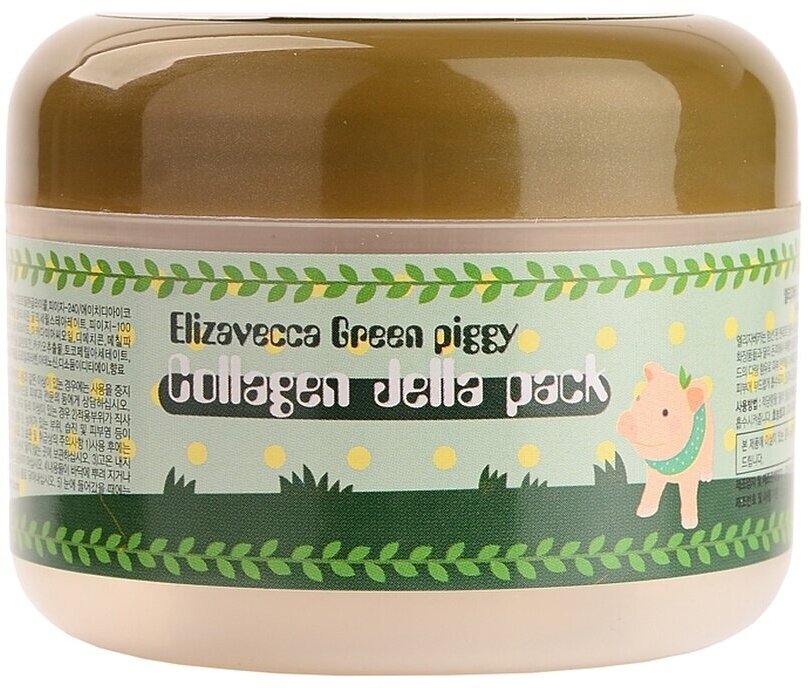 Маска для лица Elizavecca Green Piggy Collagen Jella Pack с коллагеном 100г - фото №20