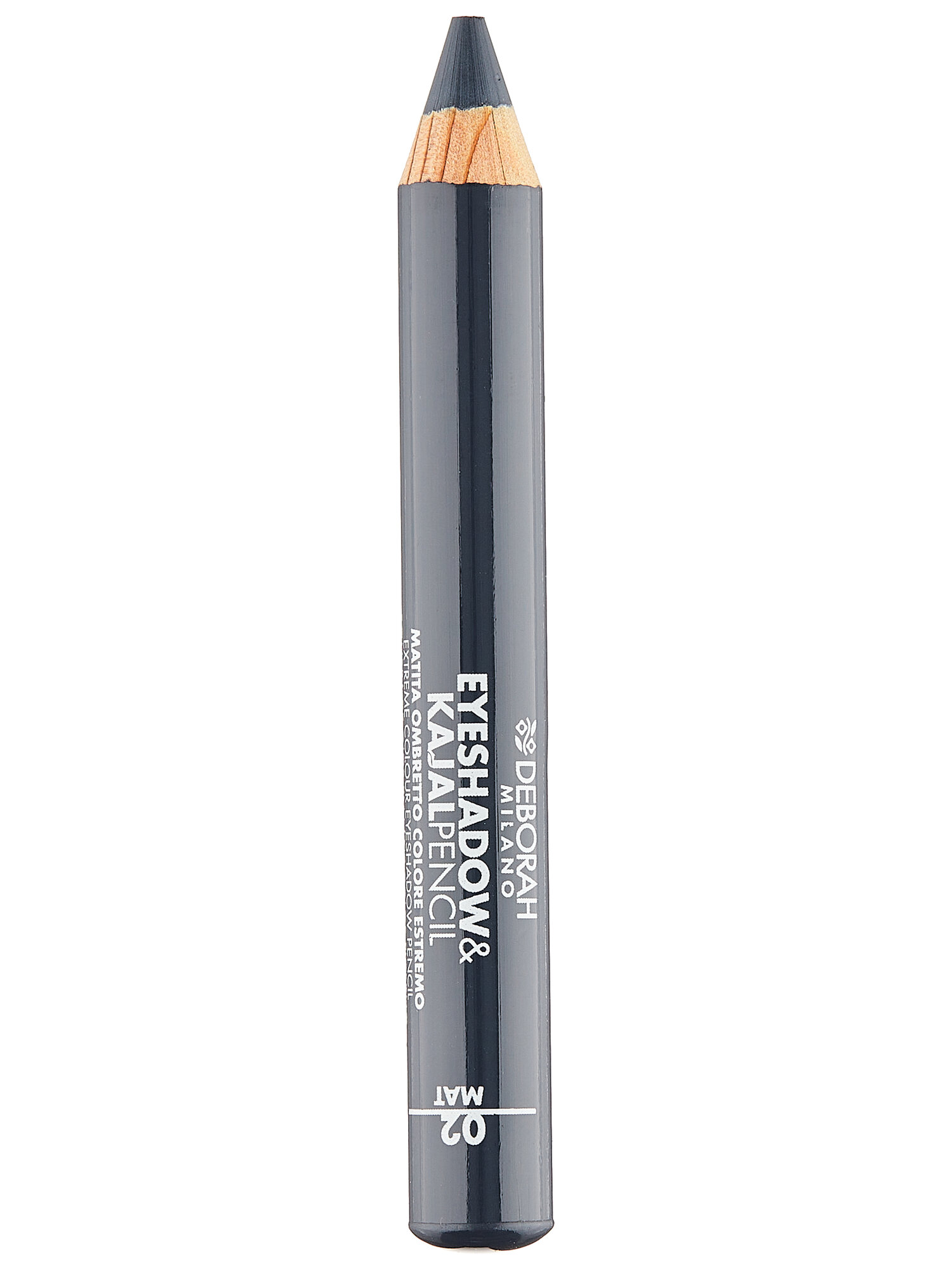 DEBORAH MILANO Тени-карандаш для век Eyeshadow&Kajal Pencil, 2 г, 02 Матовый серый