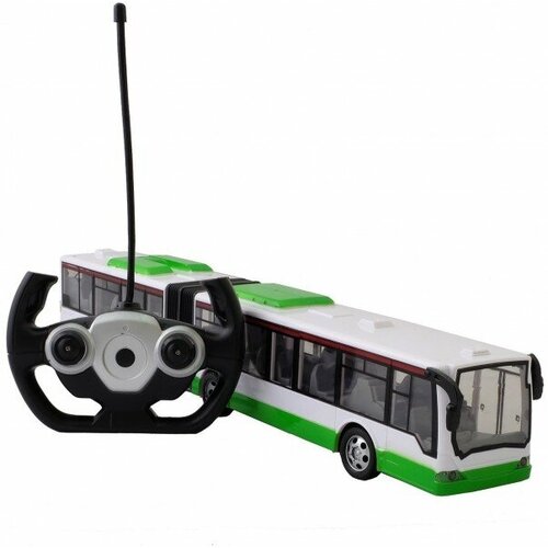 HB 666 Радиоуправляемый пассажирский Автобус с гармошкой (зеленый) - 666-676A