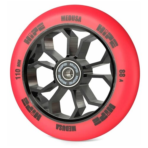 Колесо Hipe Medusa Wheel Lmt36 110мм Red/core Black, Black/red колесо hipe wheel 115мм green core black