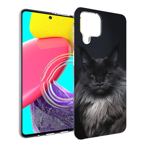 Чехол MyPads кошка мейн кун 2 для Samsung Galaxy M53 (SM-M536) задняя-панель-накладка-бампер