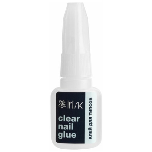 Irisk, Clear Nail Glue - клей для типсов, 10 г клей с носиком clear nail glue м801 06 irisk 3 г