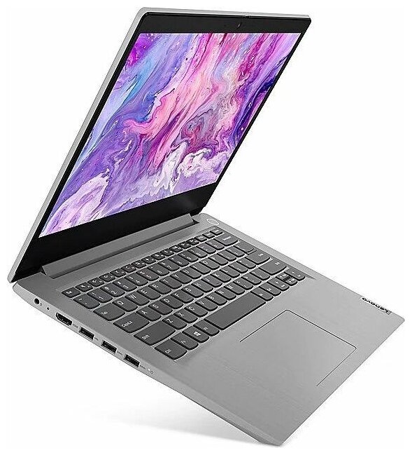 14 Ноутбук Lenovo IdeaPad 3 14ITL05 1920x1080 Intel Core i3 3 ГГц RAM 8 ГБ SSD 512 ГБ Win10 Home 81X7007JRU Platinum Grey