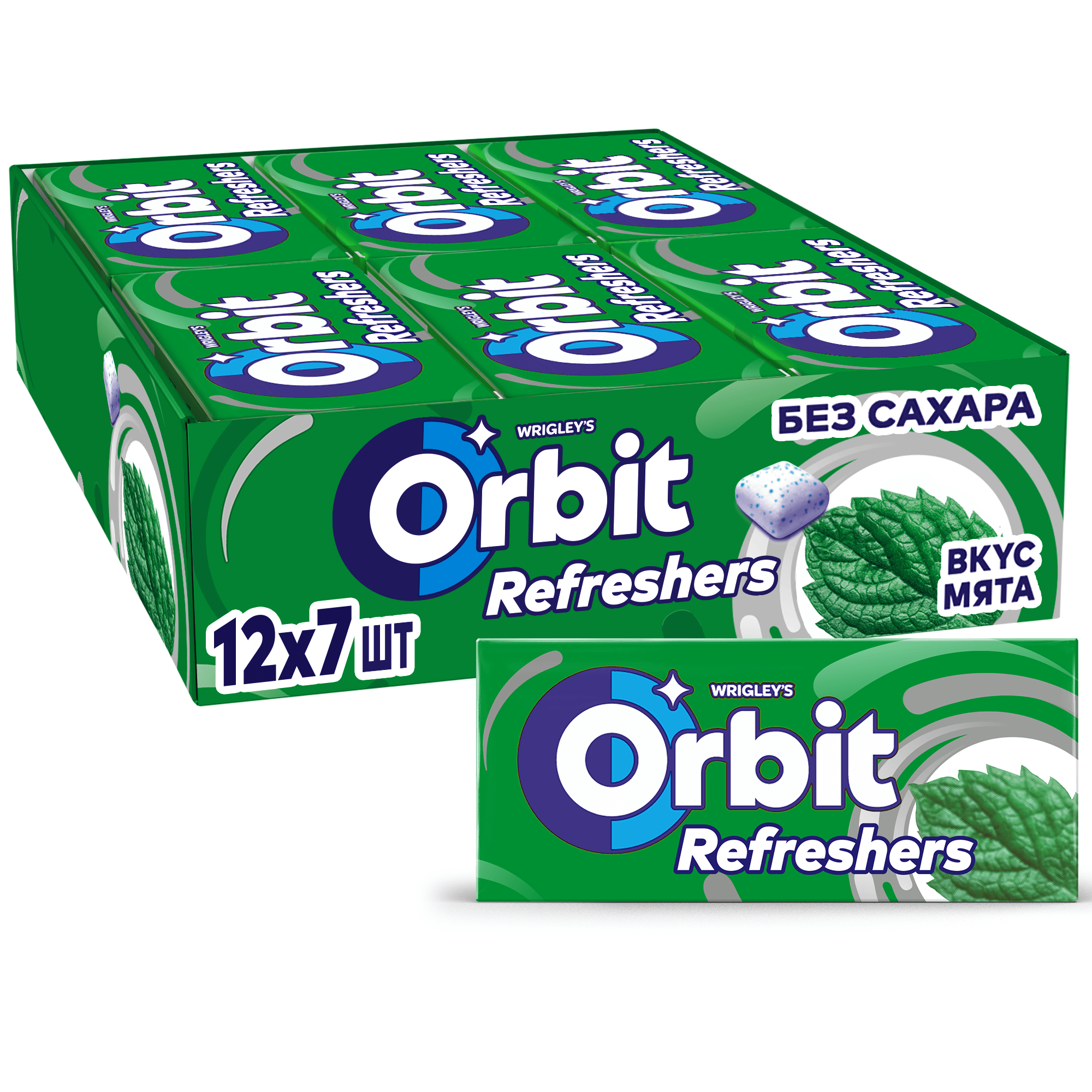 Orbit Refreshers Нежная мята...