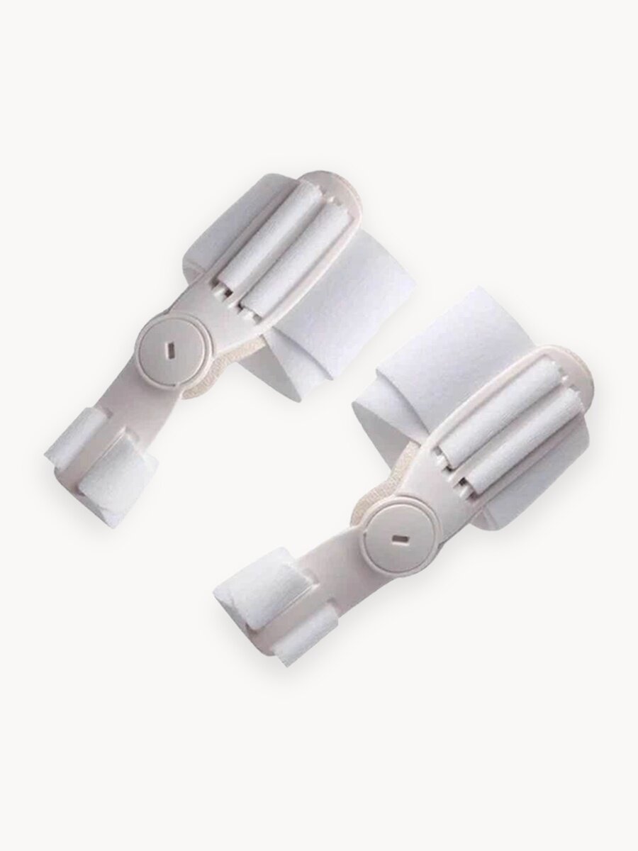 Комплект от косточек на ногах QuisLife: Вальгусная шина бандаж 1 пара, Шарнирная шина 1 пара