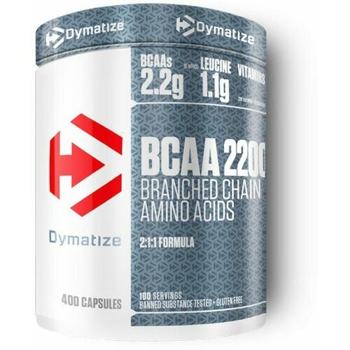 фото Dymatize eu bcaa - 400 капсул, 100 порций.