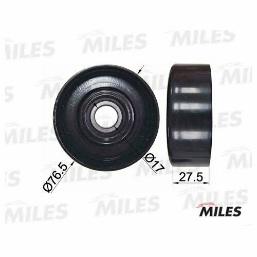 Натяжитель ремня MILES AG03062 для Audi A4 (2000-2009), Audi A6 (1997-2011), SEAT Exeo (2008-н. в.)