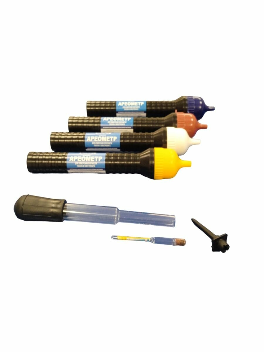 фото Ареометр для электролита и антифриза в тубе Орбита