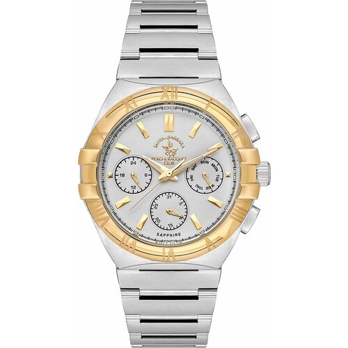 Наручные часы SANTA BARBARA POLO & RACQUET CLUB Luxury, серебряный, серый