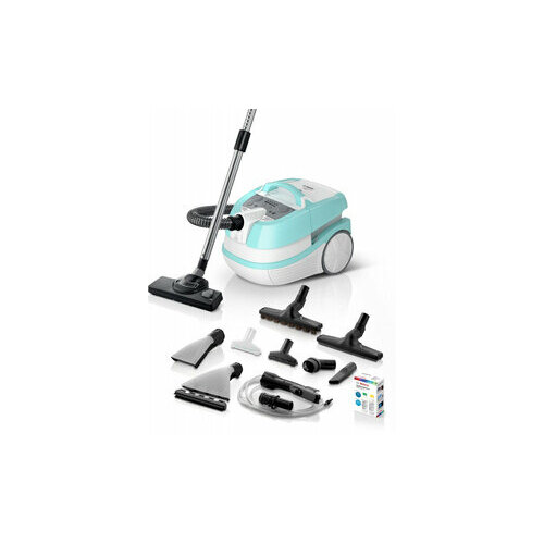 BOSCH Пылесос BOSCH 2000 Вт аквафильтр влажная уборка голубой 4252800₽