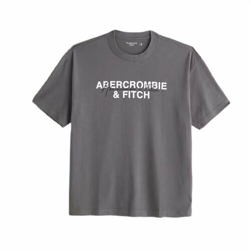 Футболка Abercrombie & Fitch, размер XL, серый