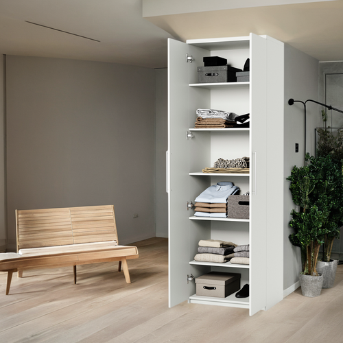 Шкаф с полками Мелодия МП-21 70х45х240 белый