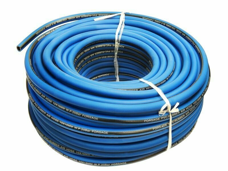 фото Forsage Шланг резиновый армированный 10*16мм*1 метр(для воздуха)(50м в катушке) Forsage F-AHC-52B