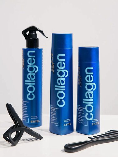 Изображение товара Estel Косметический набор COUTURE LUXURY COLLAGEN( шампунь 300 мл+бальзам 250мл+вода 300мл)