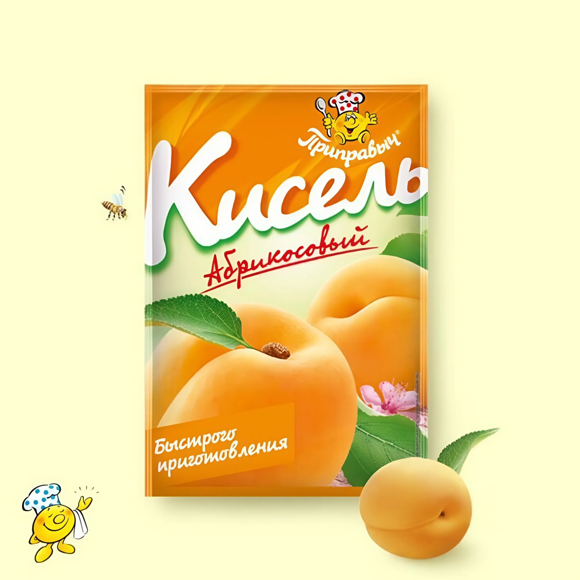 Кисель "Приправыч" Абрикос, 110 гр, 25 шт.