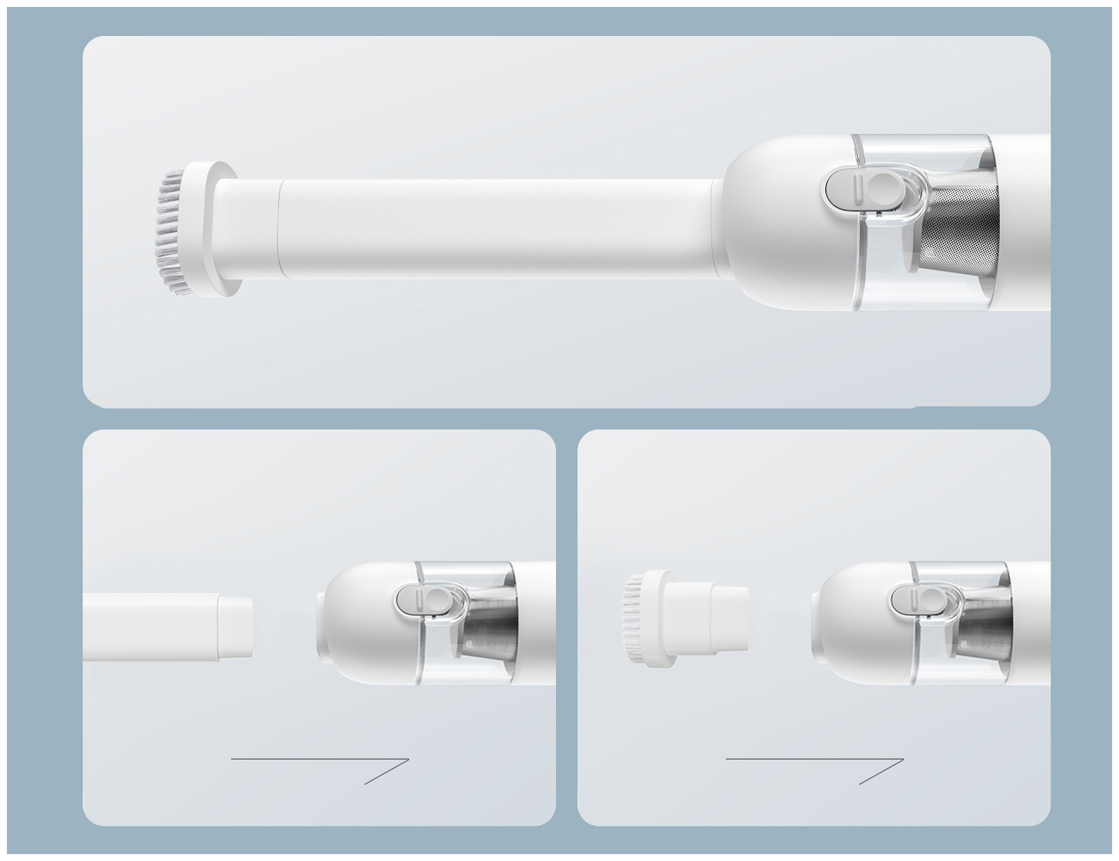 Настольные Пылесосы Xiaomi Пылесос аккумуляторный Vacuum Cleaner Mini