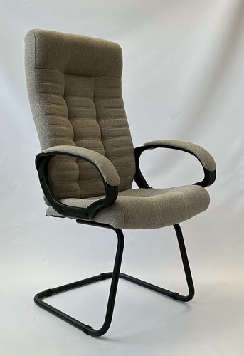 Изображение товара Компьютерное кресло без колесиков StylChairs Атлант Ультра Софт, обивка ткань, цвет бежевый