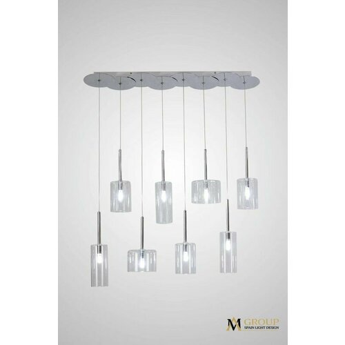 AM Group Каскадная люстра AM Group AM355-8CLEAR
