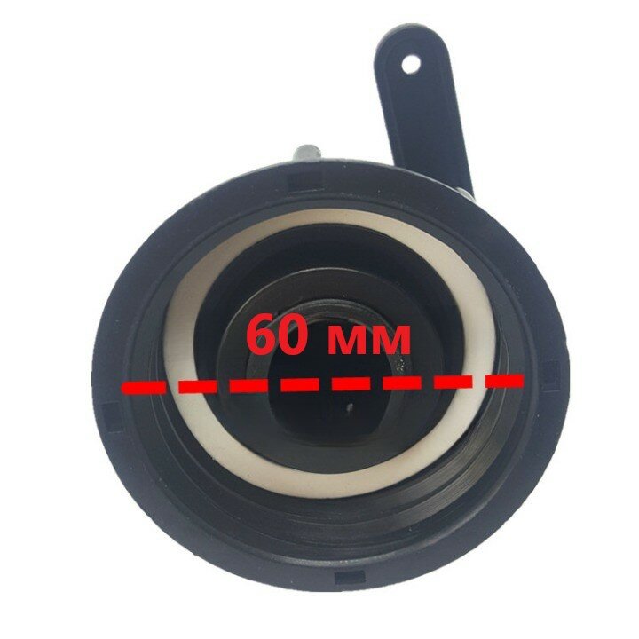 Кран на Еврокуб с переходом на быстроразъем угловой черный с фум-лентой — фото 1