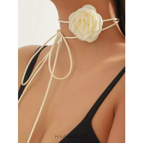 Чокер KAZARINOFF бежевый 428₽