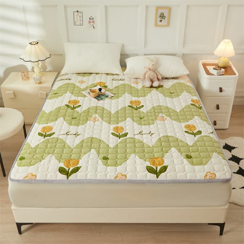 Самый продаваемый всесезонный теплый мягкий матрас-одеяло 200x230cm -kpa