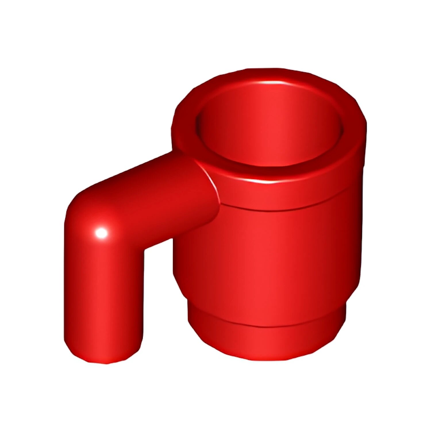 Деталь LEGO Кружка Lego Minifigure, Utensil Cup 3899 (6264, 28655) Red N