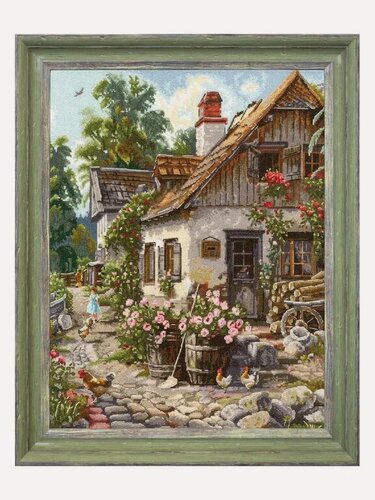 Изображение товара Набор для вышивания Золотое Руно ЛП-075 Бабушкин домик