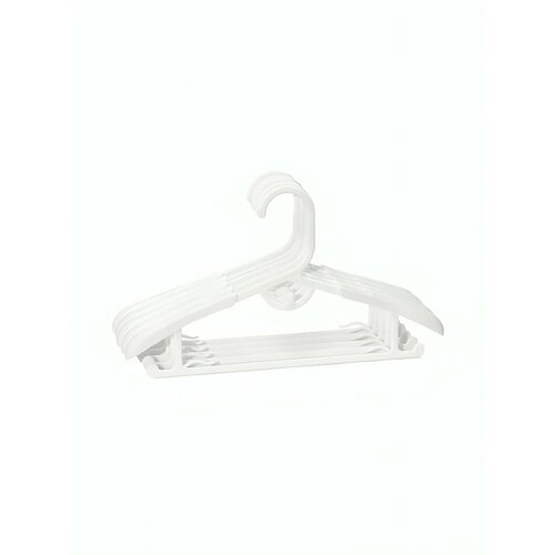 Вешалка-плечики для одежды Ridberg пластиковые детские 10 шт White 449₽