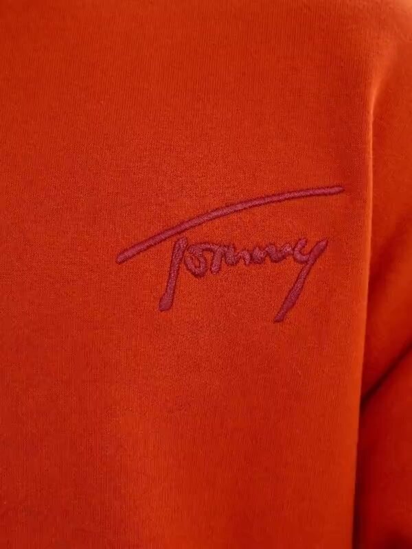 Свитшот TOMMY HILFIGER, размер 2XL, , оранжевый, красный — фото 1