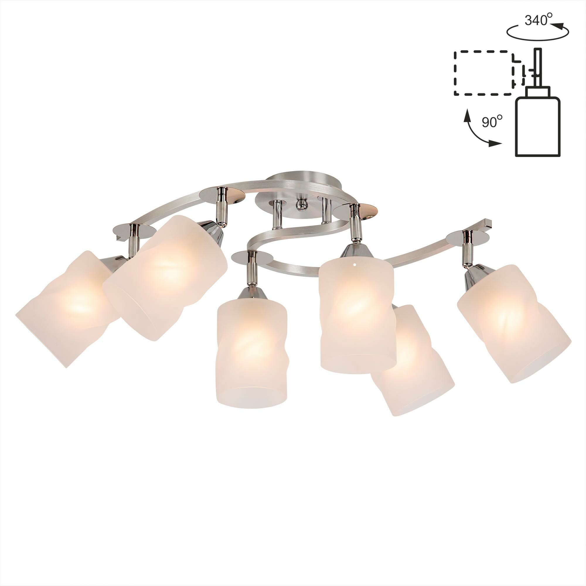 Люстра потолочная Сиерра CL119260 Citilux