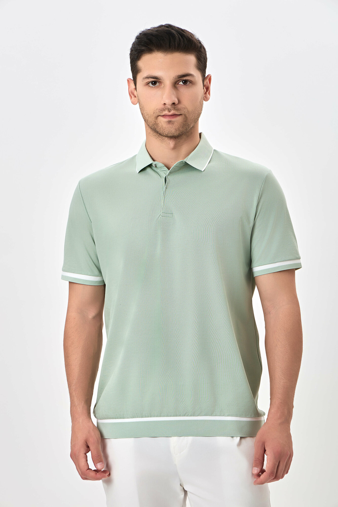 Поло спортивное TERRA PRO, размер S, ментол — фото 1