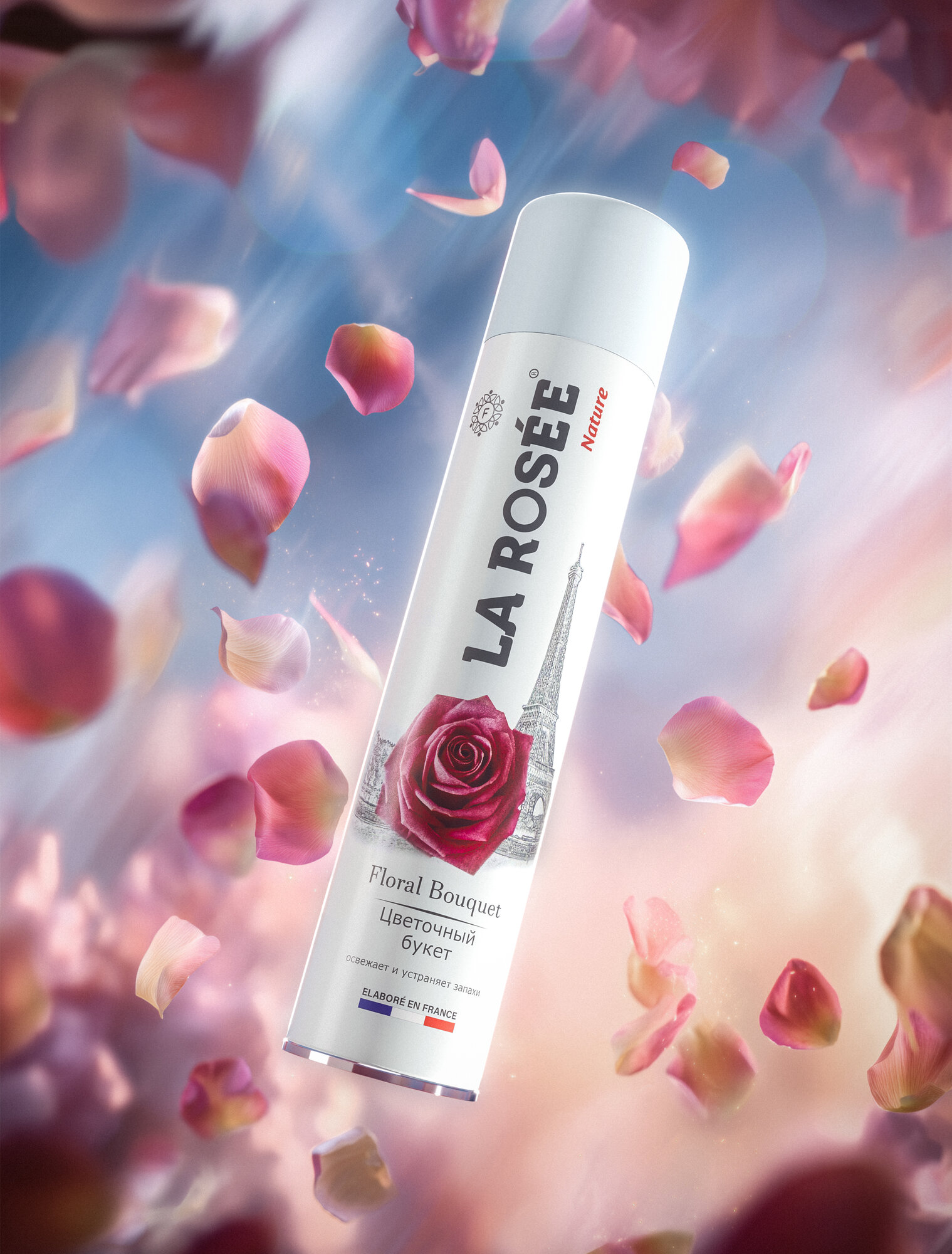 Освежитель воздуха La rosee, для дома, 300 мл. Аромат: Цветочный букет