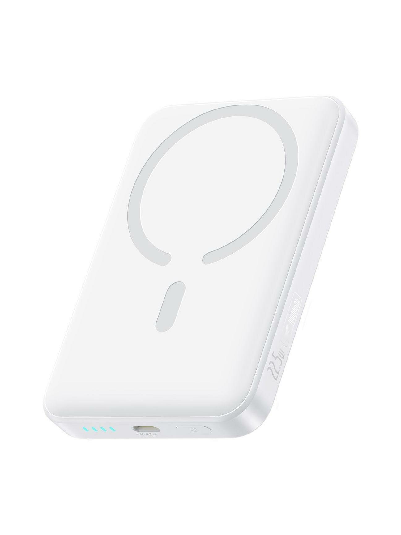 Внешний аккумулятор MagSafe Baseus EnerFill FM11 10000mAh 22.5W Moon White