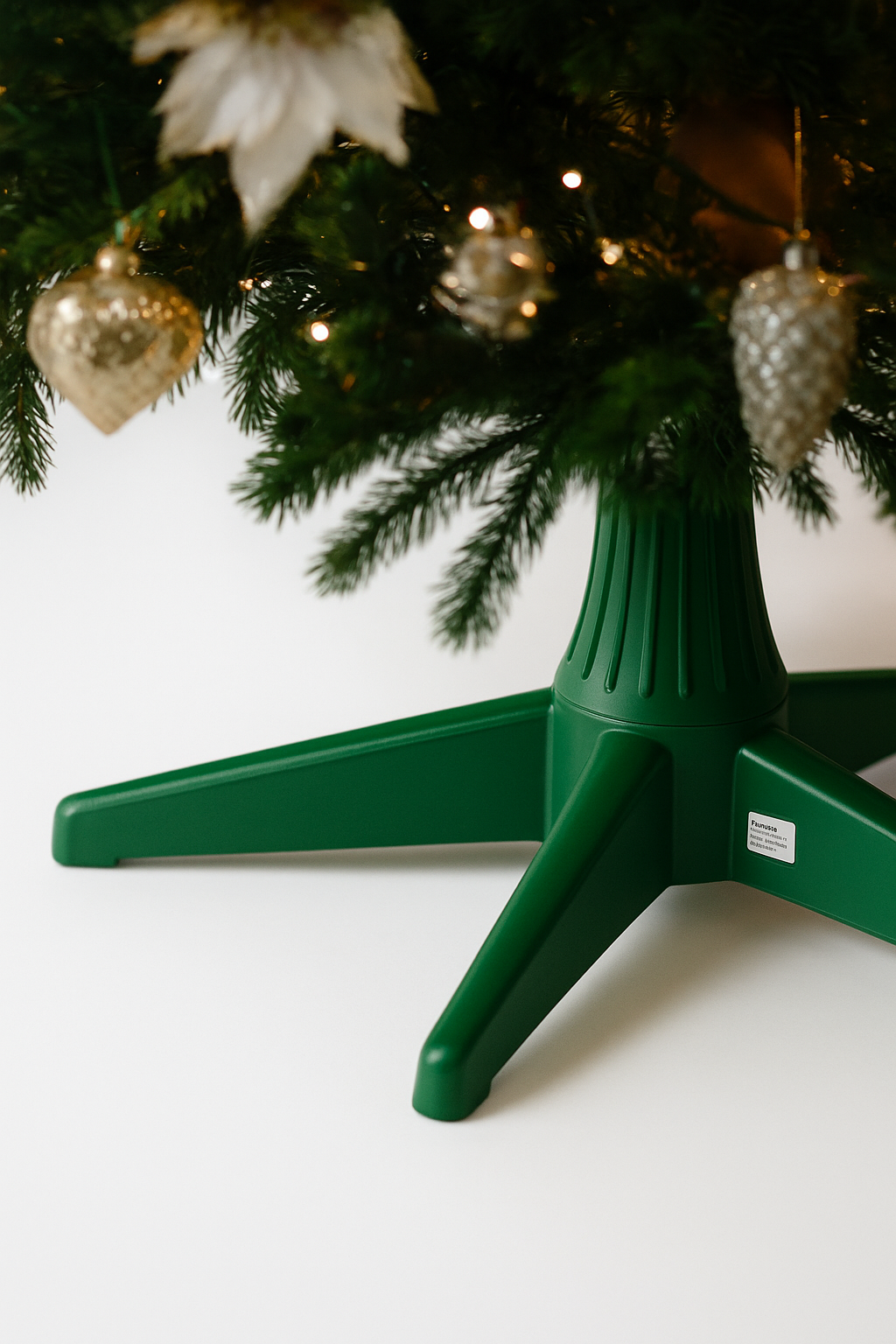 Подставка под елку вращающаяся 65х205 см d32мм 220В цвет зеленый