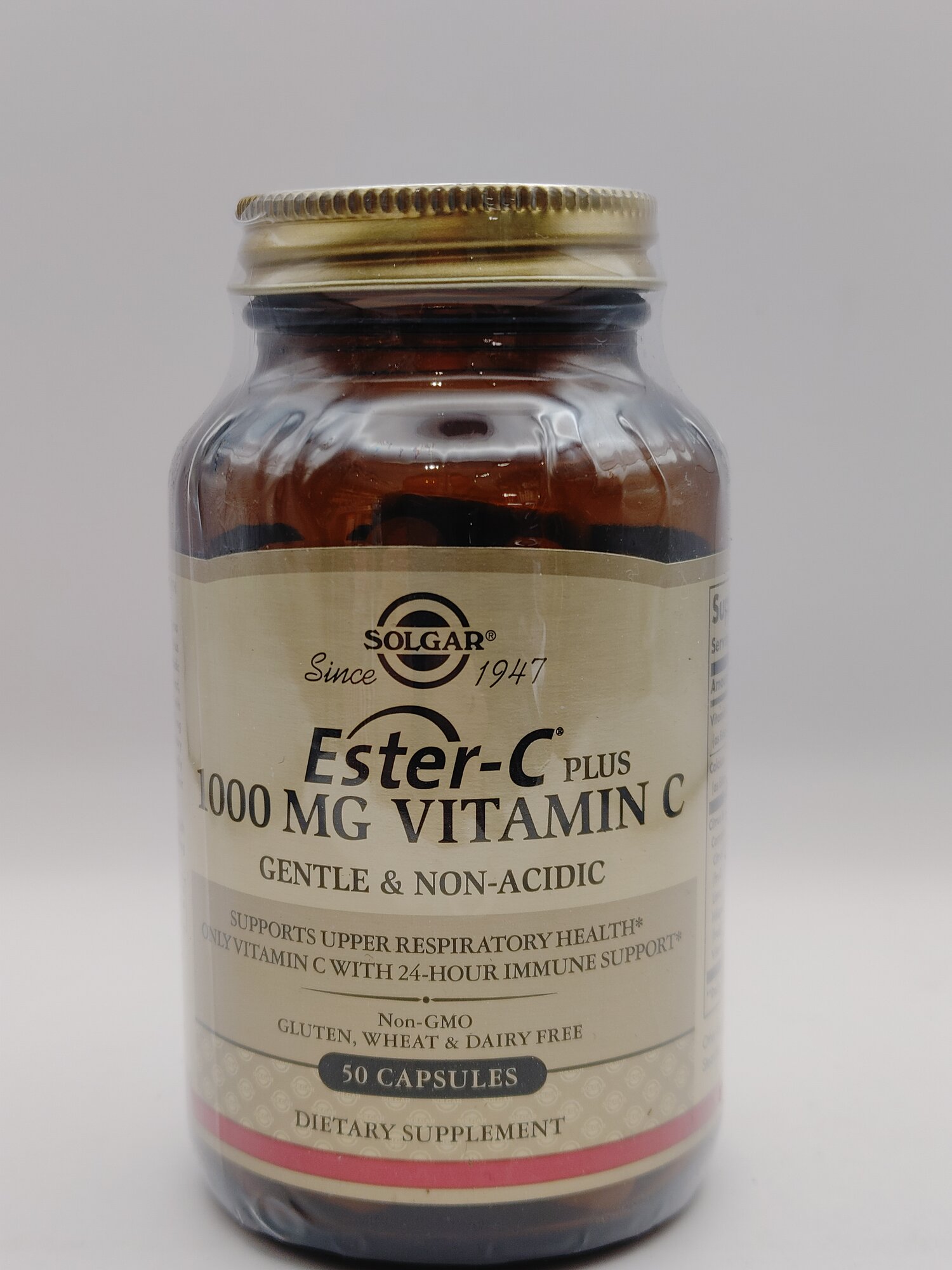 Solgar, Ester-C Plus, Солгар витамин C, 1000 мг, 50 капсул для иммунитета